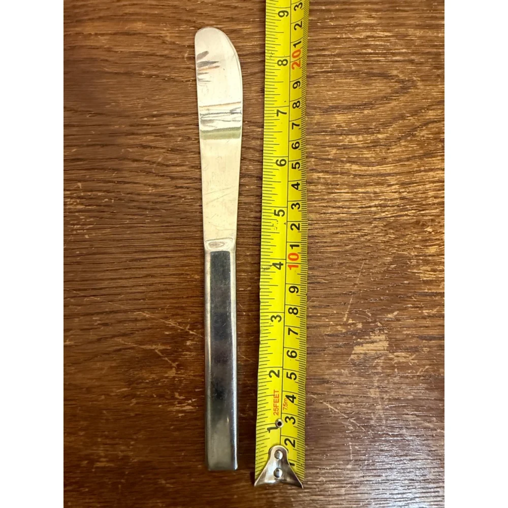 Set of 3 Pier 1 Imports Stainless Steel Butter Knives Japan Flatware Replacement